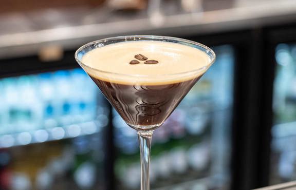An expresso martini