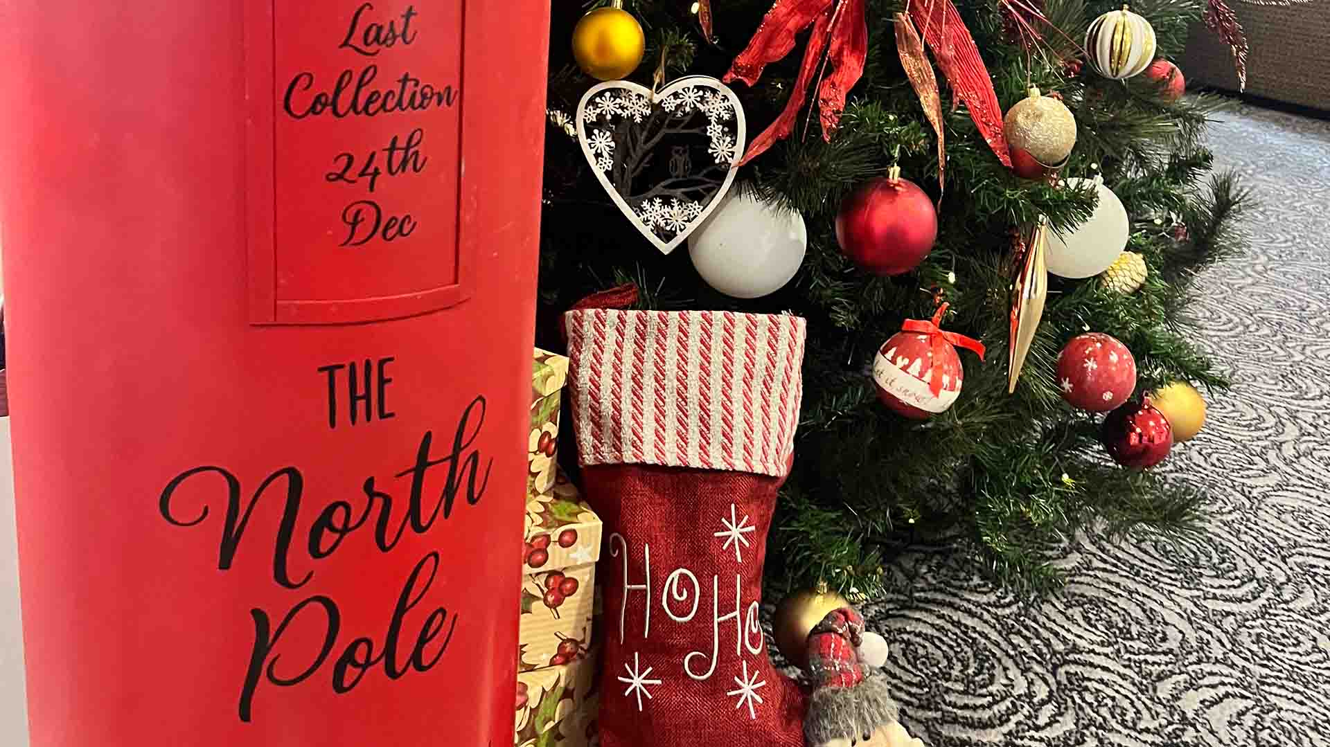 The Christmas post box