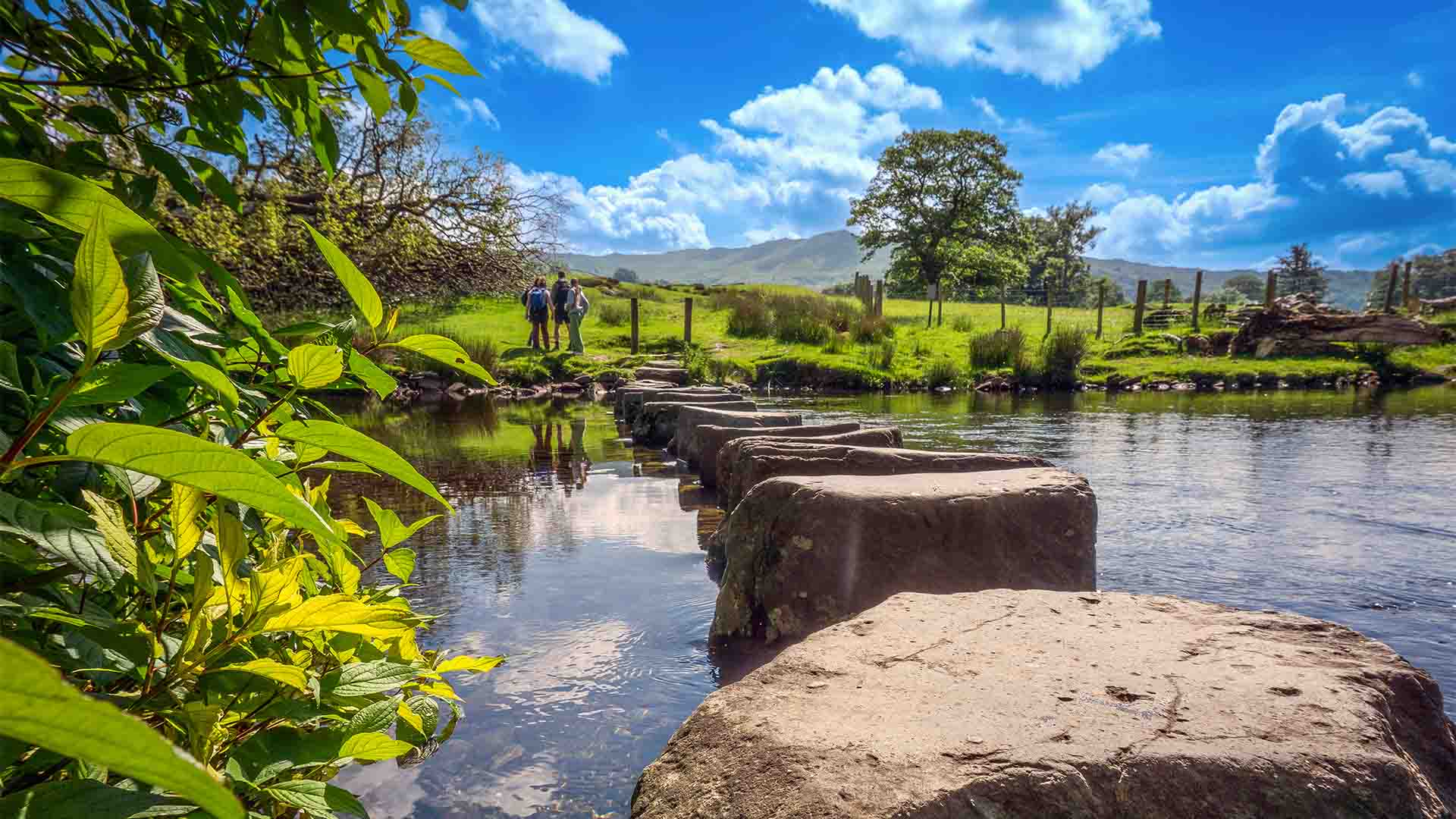 The stepping stones, under Loughrigg nr Ambleside in the Lake District