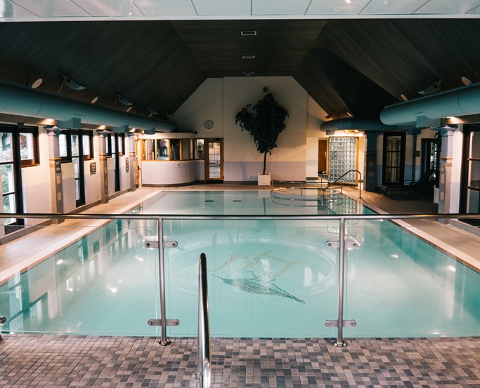 The Sandpiper Club swimming pool at Lancaster House hotel 
