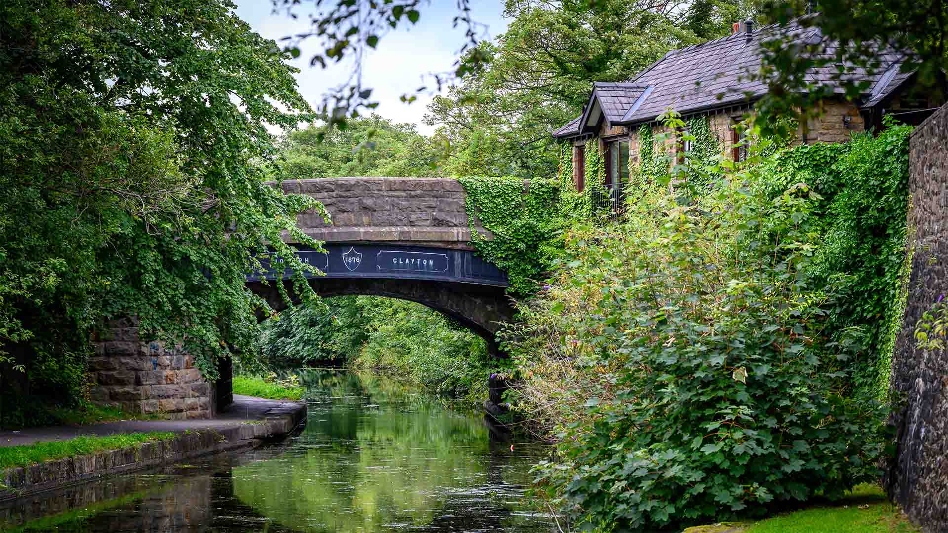 Clayton bridge on the Lancaster canal