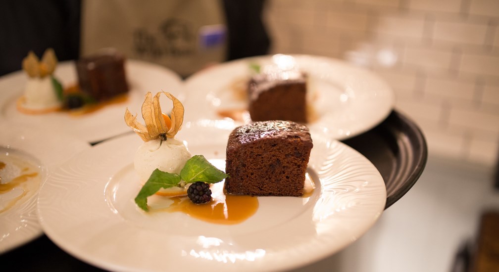 Sticky Toffee Pudding - Sample from The Wild Boar restaurant menu
