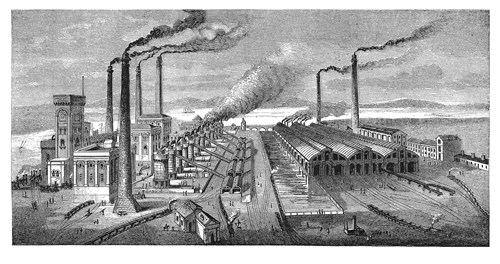 Industrial revolution factories