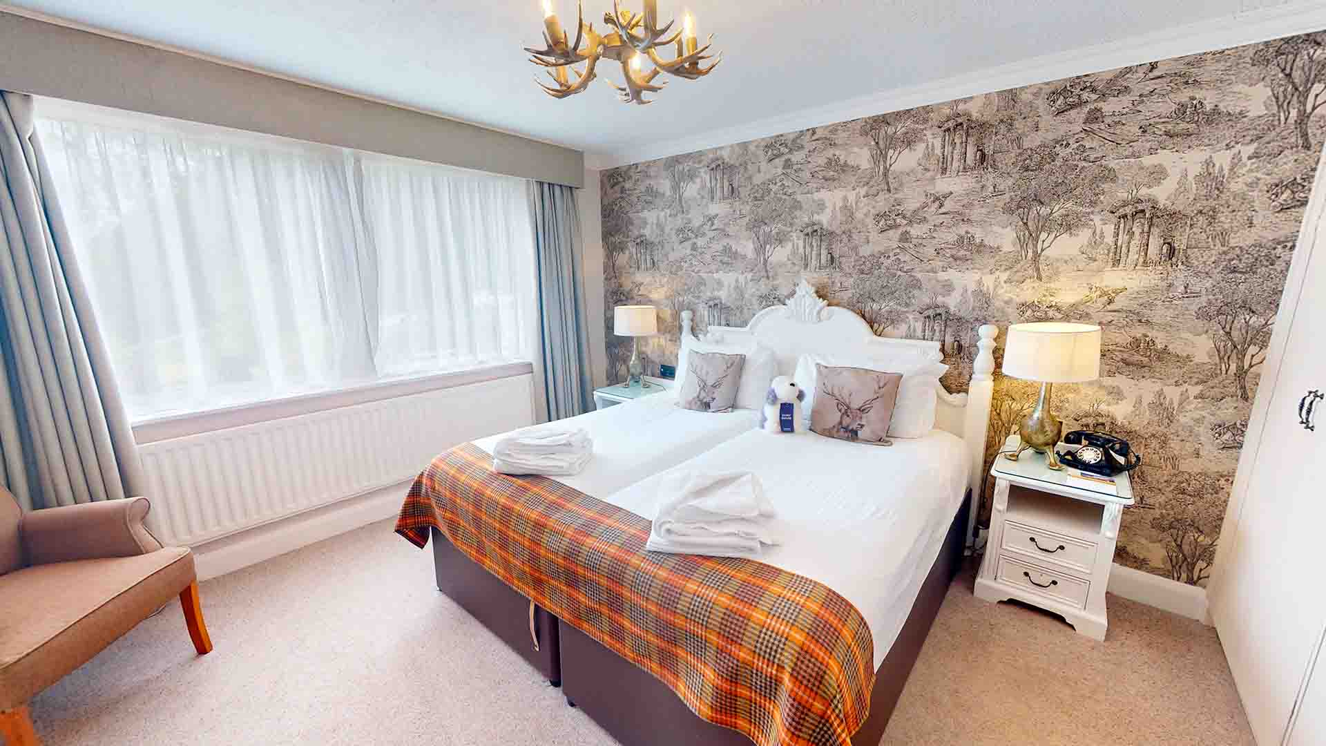 A Squirrel's Drey style hotel room at the Wild Boar Estate - Room 29