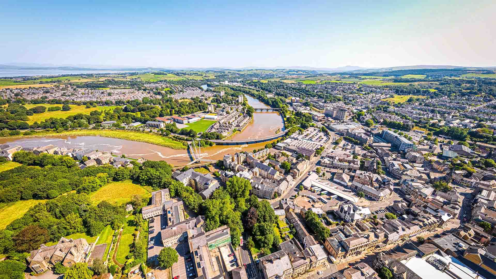 Aerial view of Lancaster