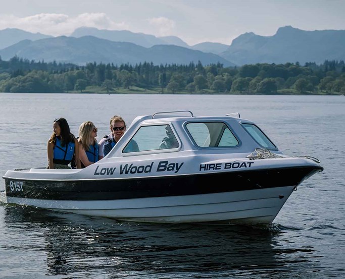 Boat Hire on Lake Windermere with the Watersports Centre