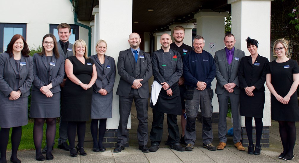 Just some of the team at Lancaster House