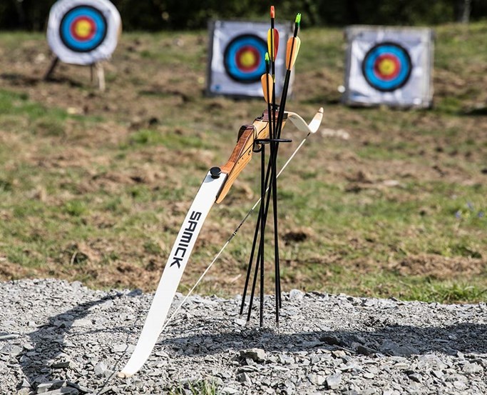 Straw Targets for Archery at The Wild Boar