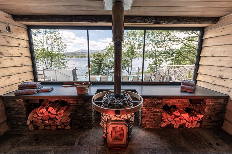 The Outdoor Sauna | The Spa at Low Wood Bay