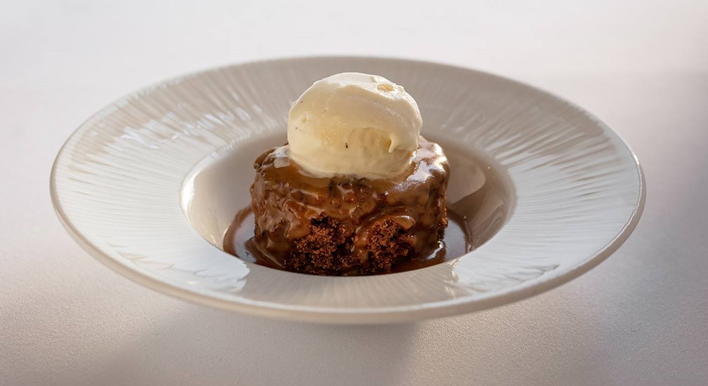 Low Wood Bay sticky toffee pudding | The W Restaurant at Low Wood Bay