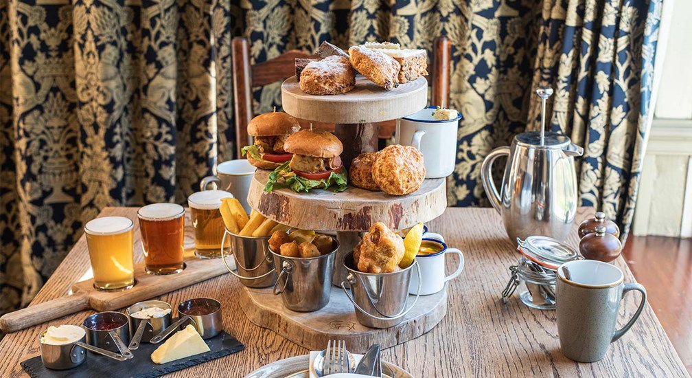 Vegetarian Afternoon Tea at The Wild Boar