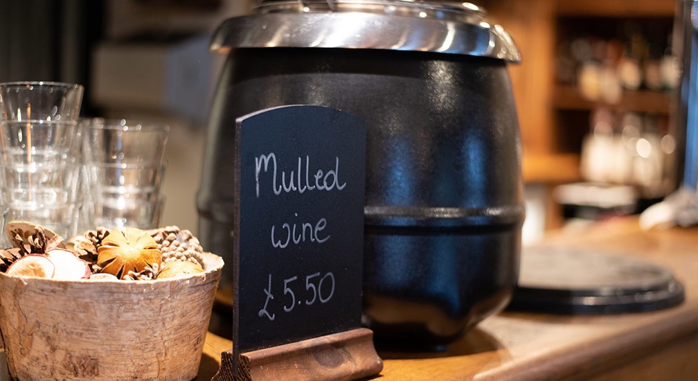 Enjoy a festive glass of mulled wine at The Wild Boar