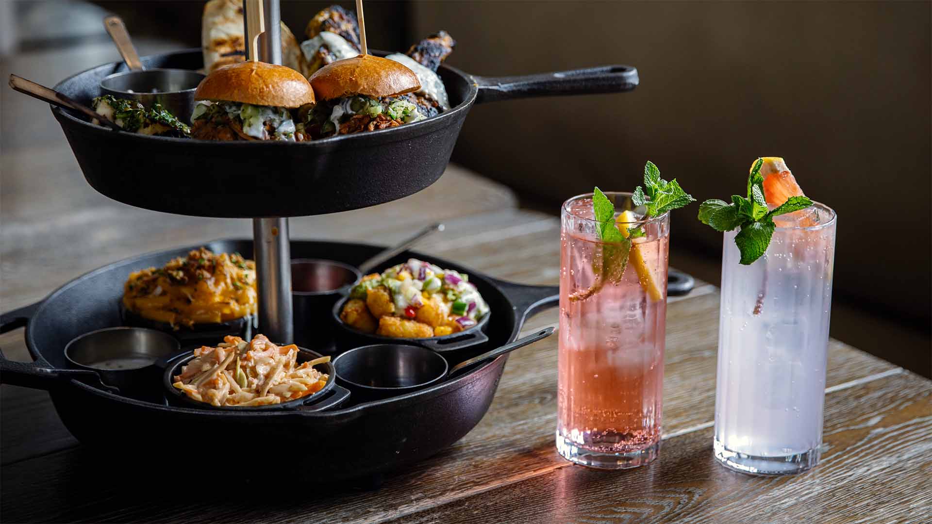 Wood-fired afternoon tea
