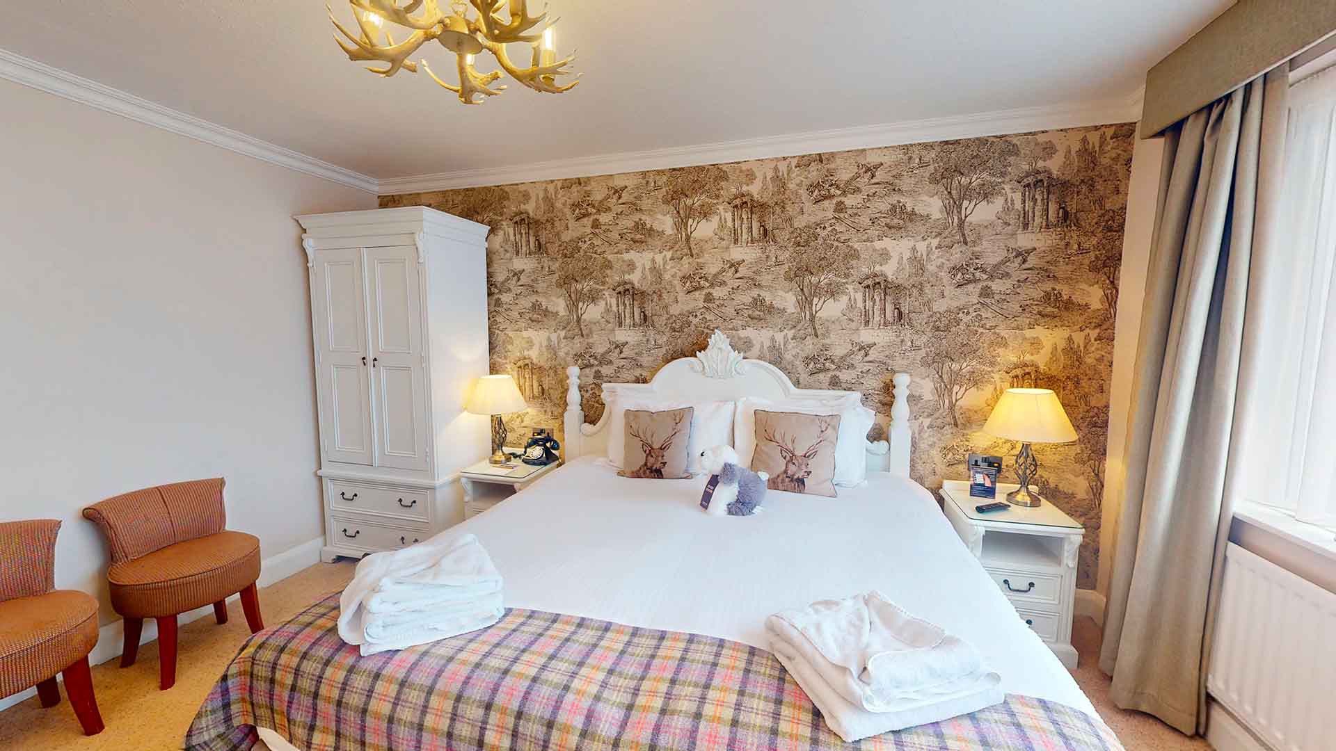 A Squirrel's Drey style hotel room at the Wild Boar Estate - Room 33