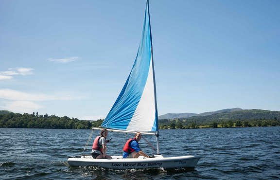 Pico sailing boat on lake Windermere