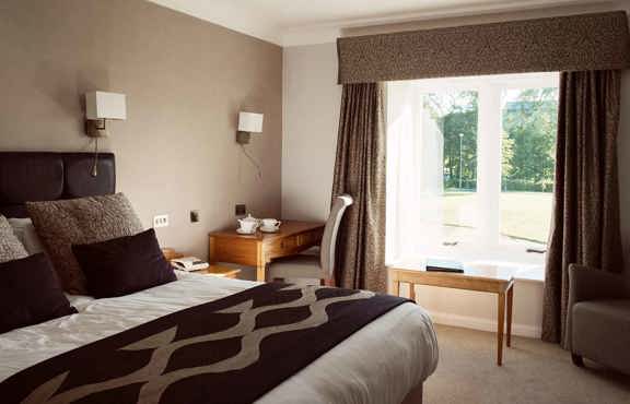 A classic bedroom at Lancaster House Hotel