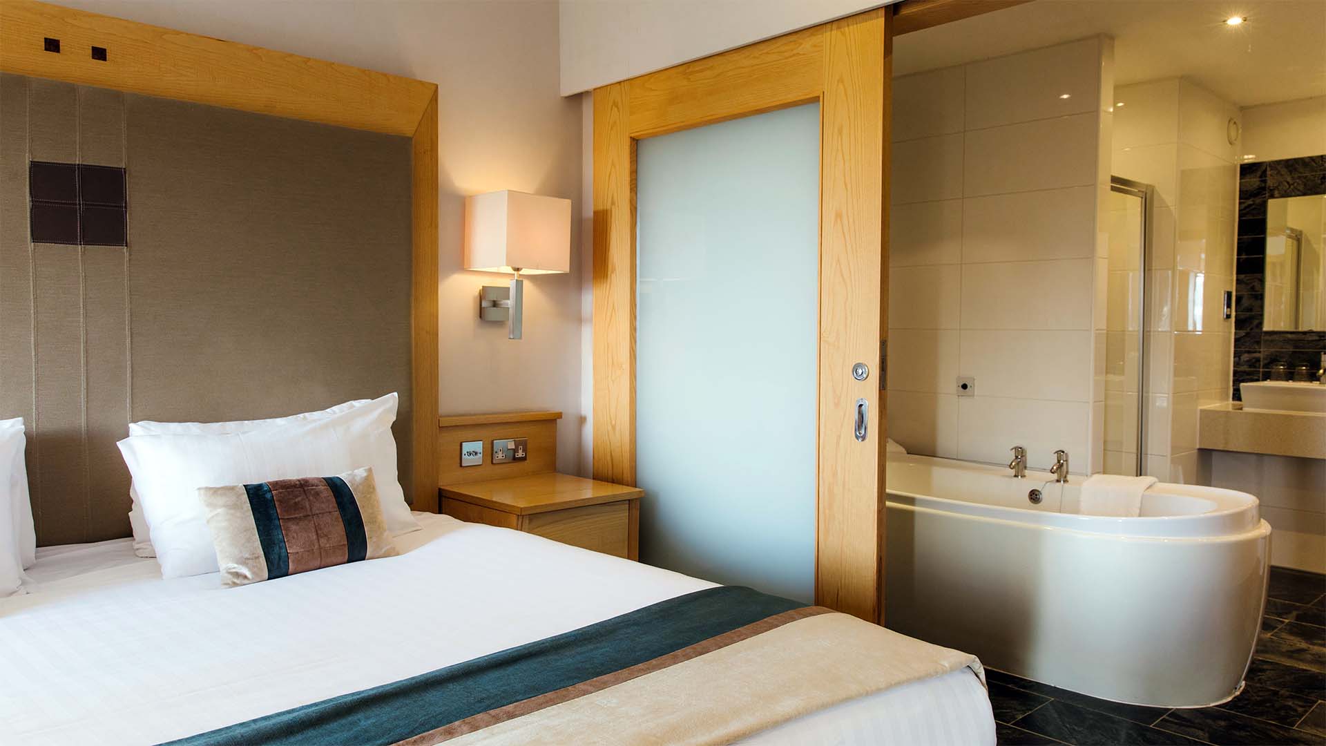 A luxury studio suite hotel room at Lancaster House Hotel