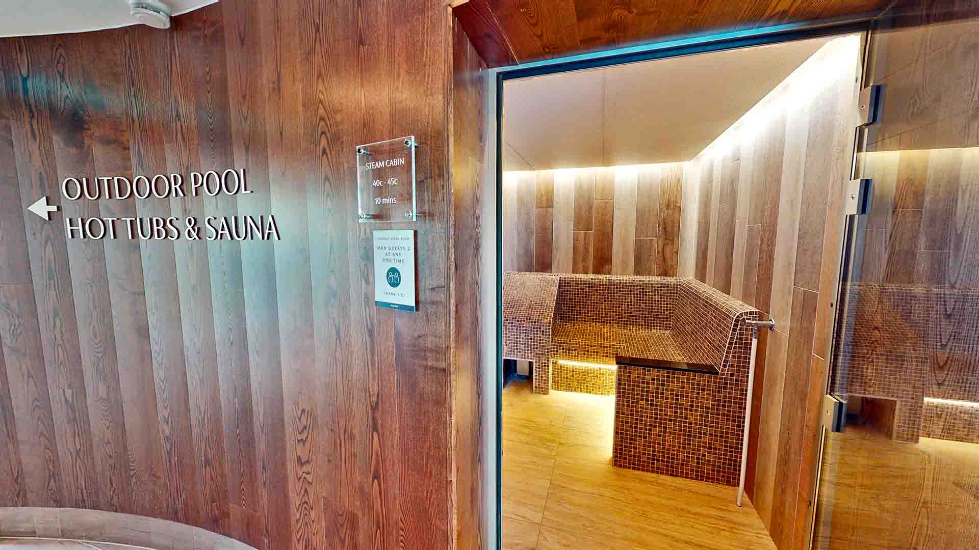 The Steam Cabin at The Spa at Low Wood Bay