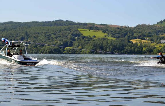 Learning to waterski on Windermere