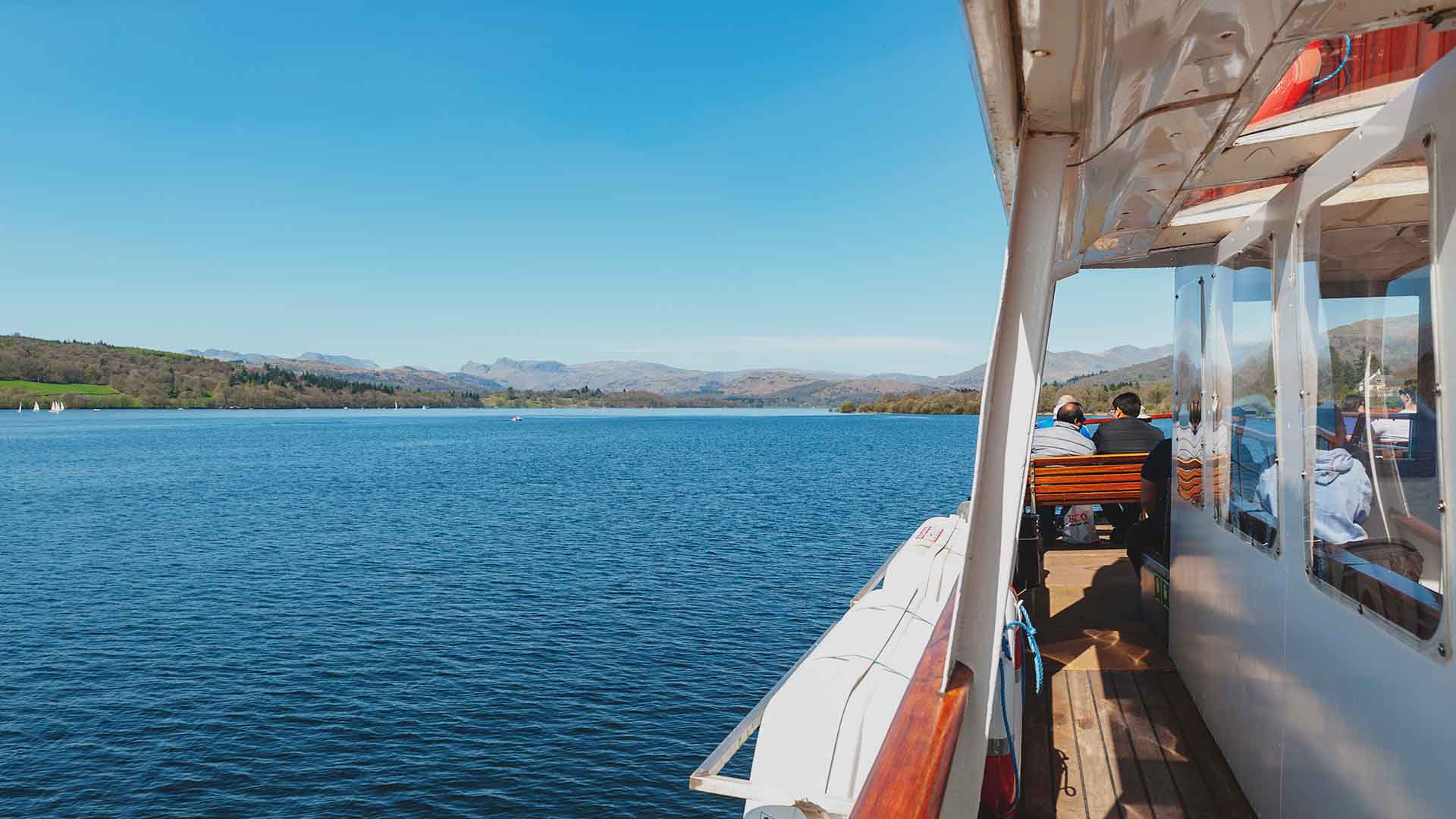 View along a cruiser walkway