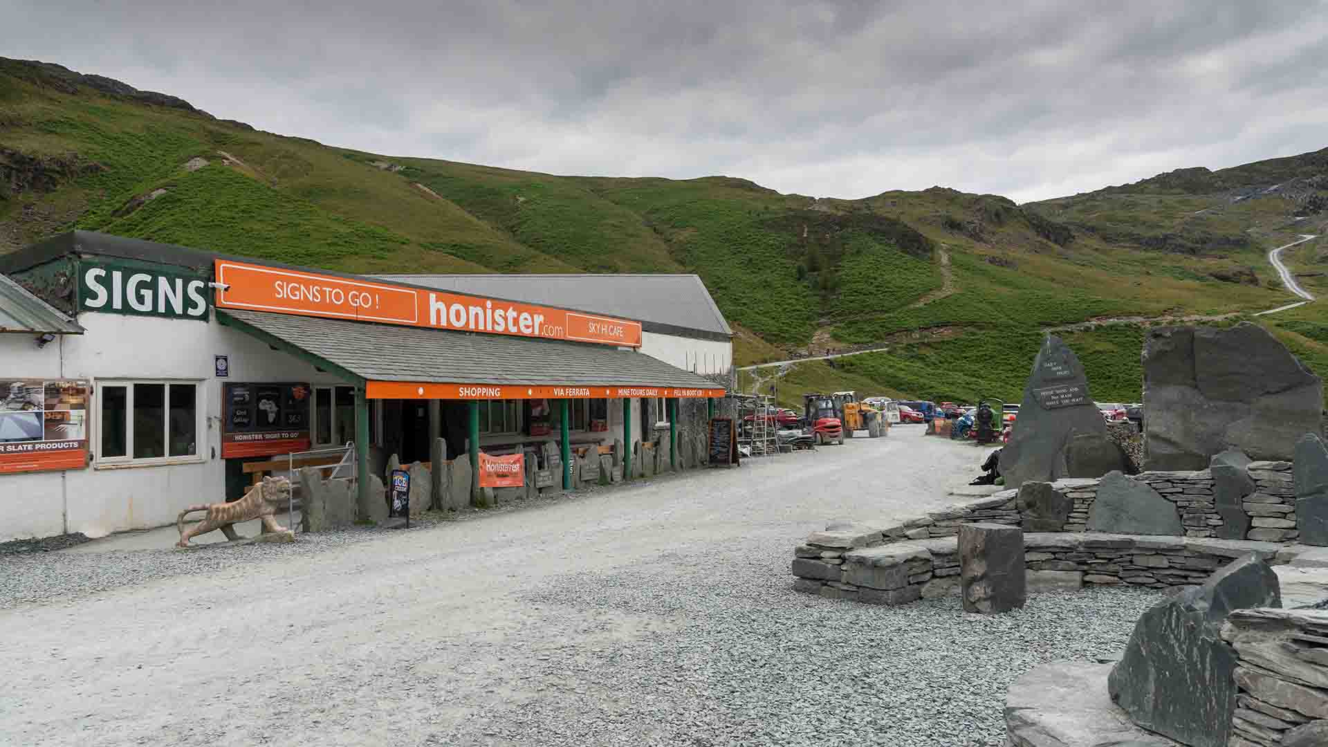 The Honister Pass visitor centre