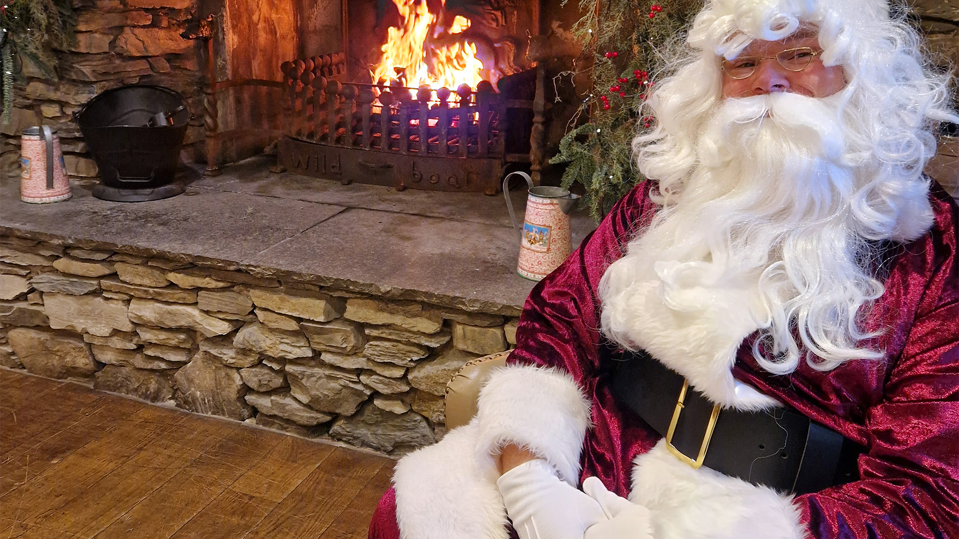 Father |Christmas in the Undermillbeck Room at The Wild Boar Estate