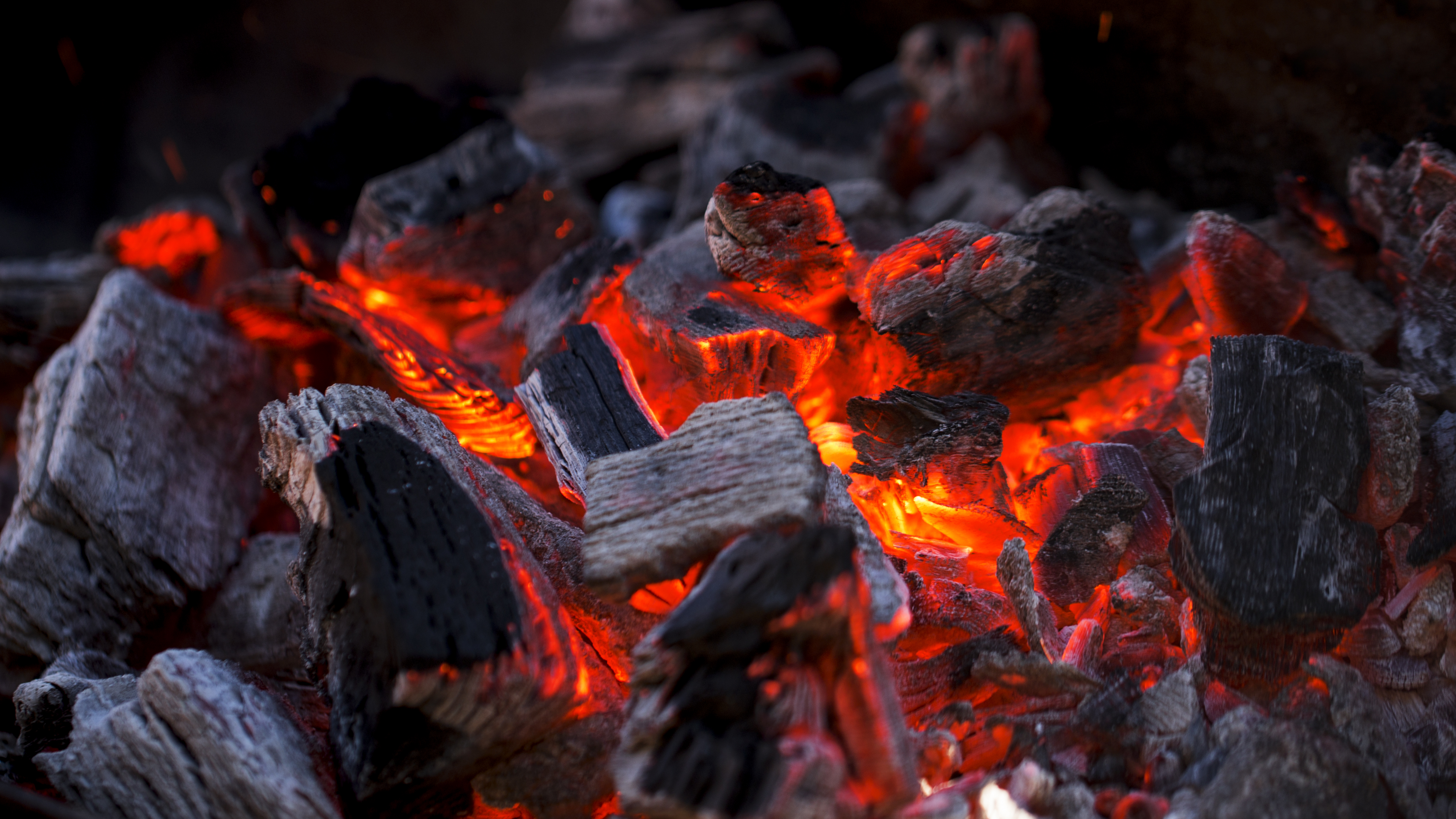 Hot embers