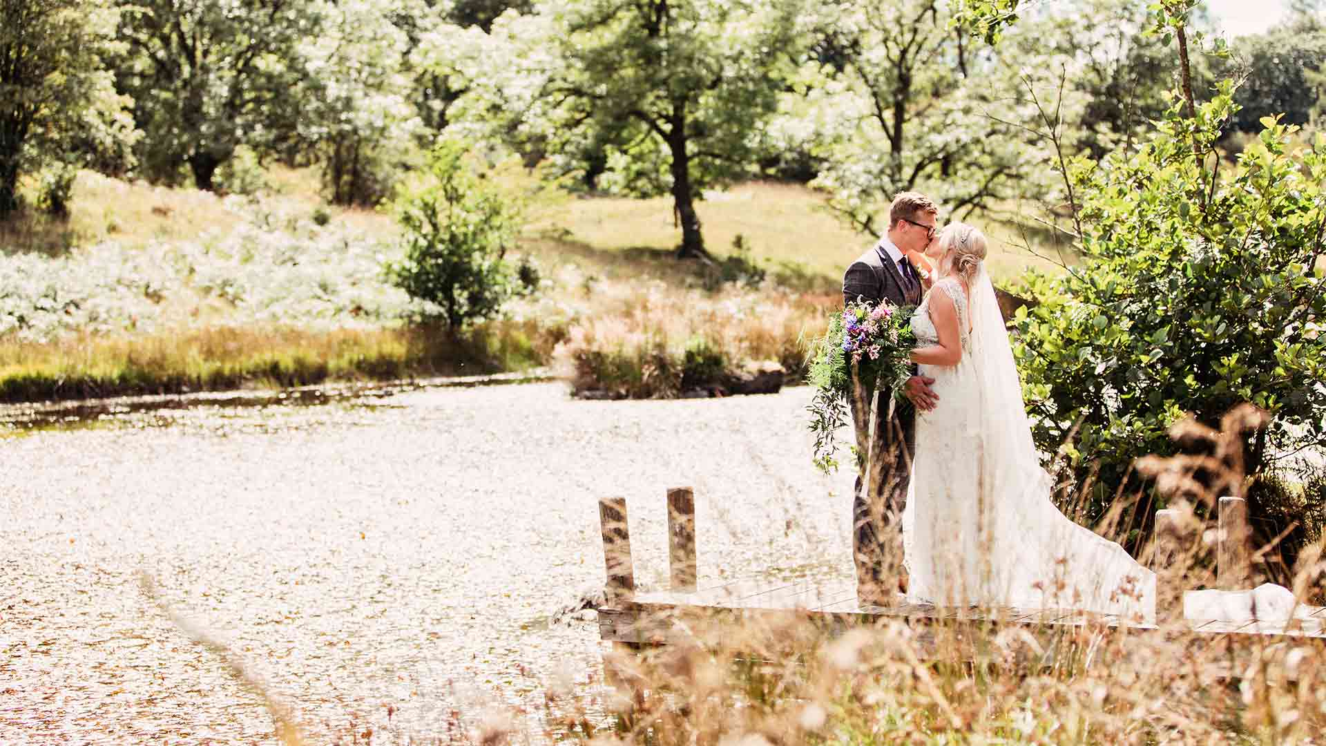 Lucy & LLoyd by the tarn