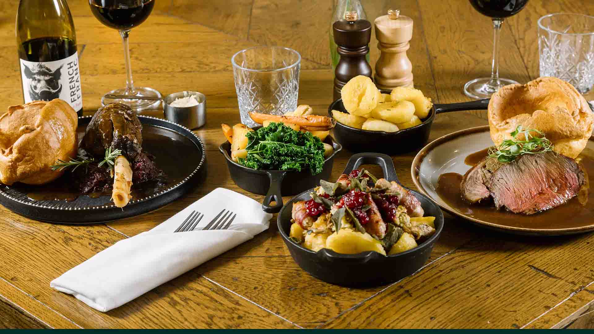 Sunday Lunch at the Wild Boar Estate