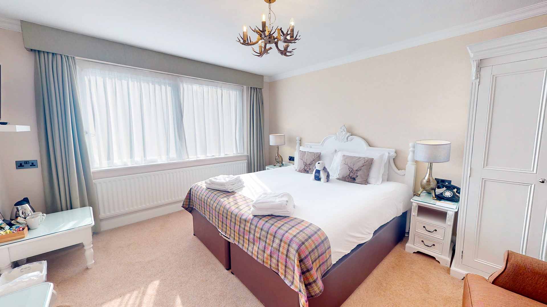 A Squirrel's Drey style hotel room at the Wild Boar Estate - Room 34
