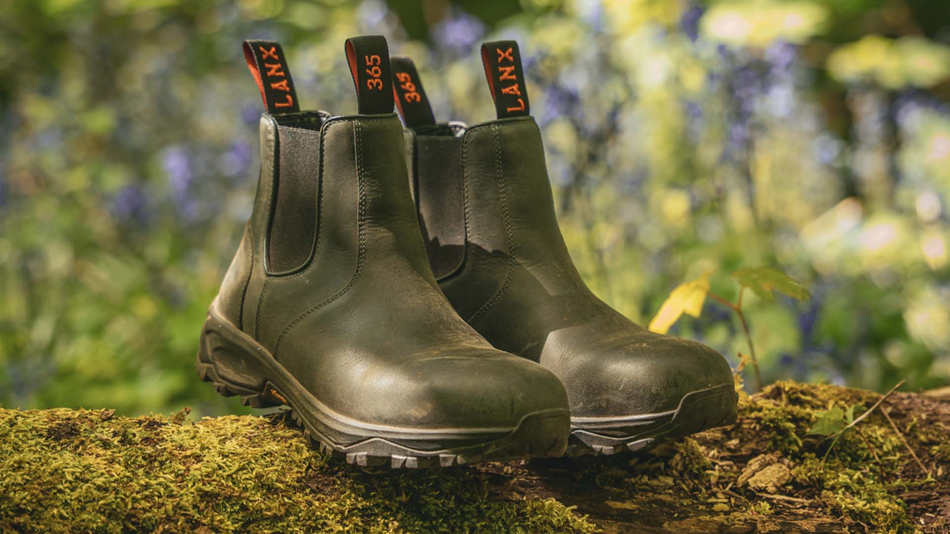 LANX Green Boots in Woodland