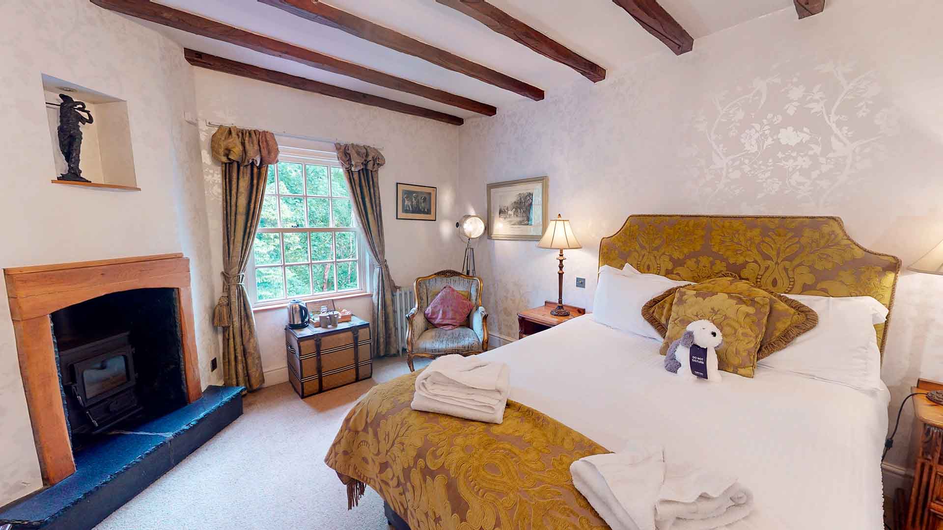 A Fox's Den style hotel room at the Wild Boar Estate Room 28