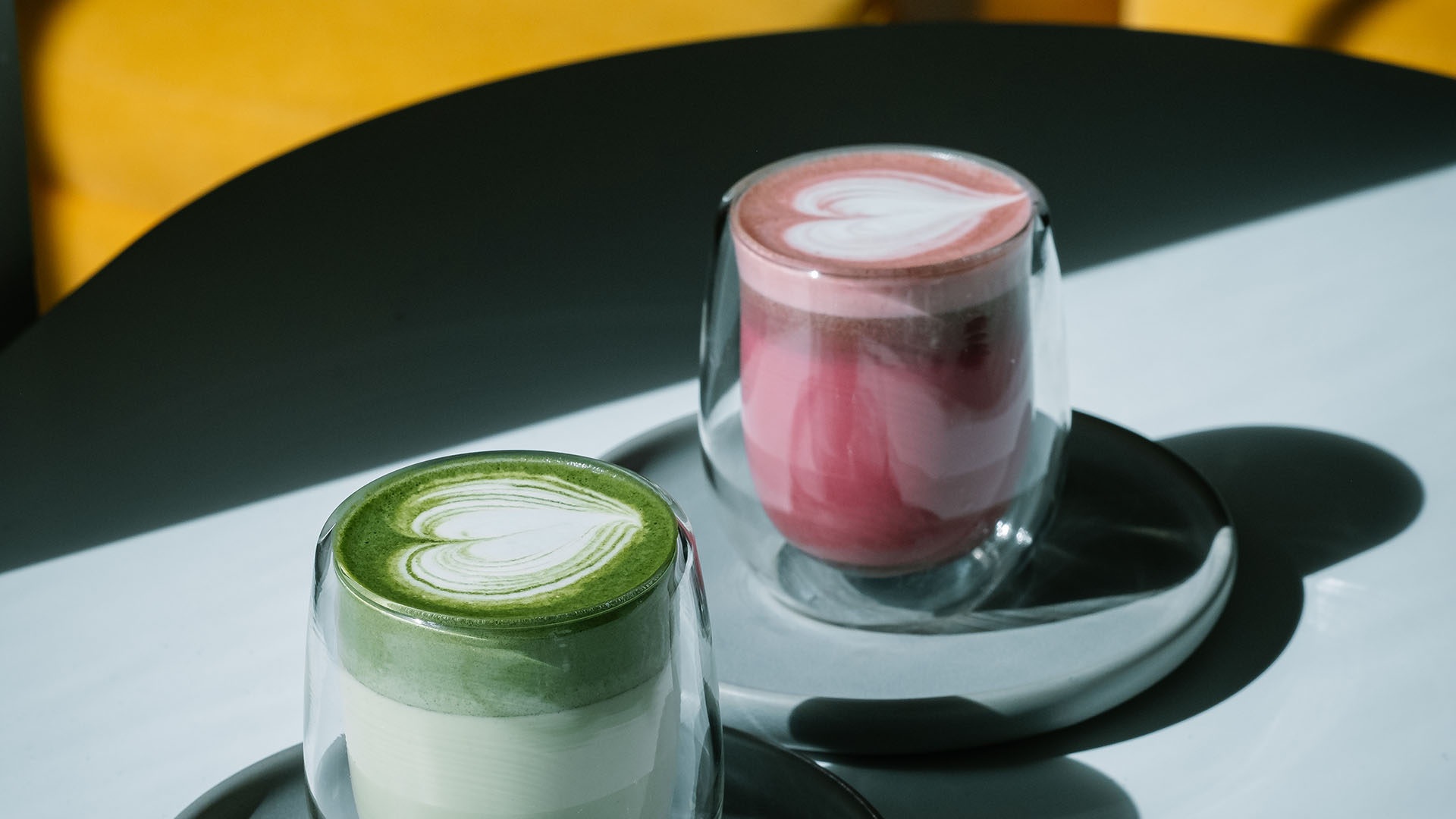 Matcha drinks in Normans