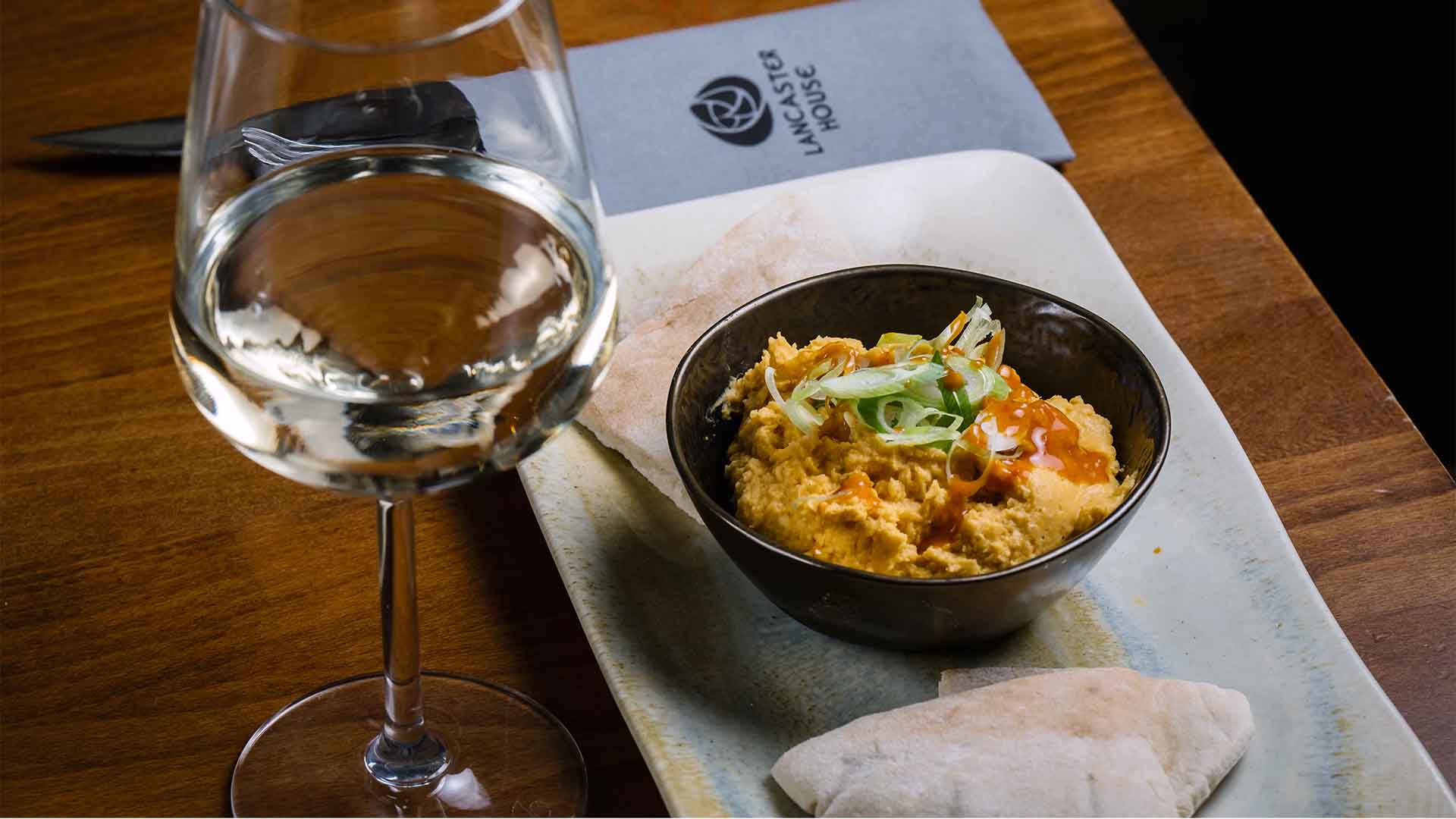 BUTTERNUT AND HARISSA HUMMUS