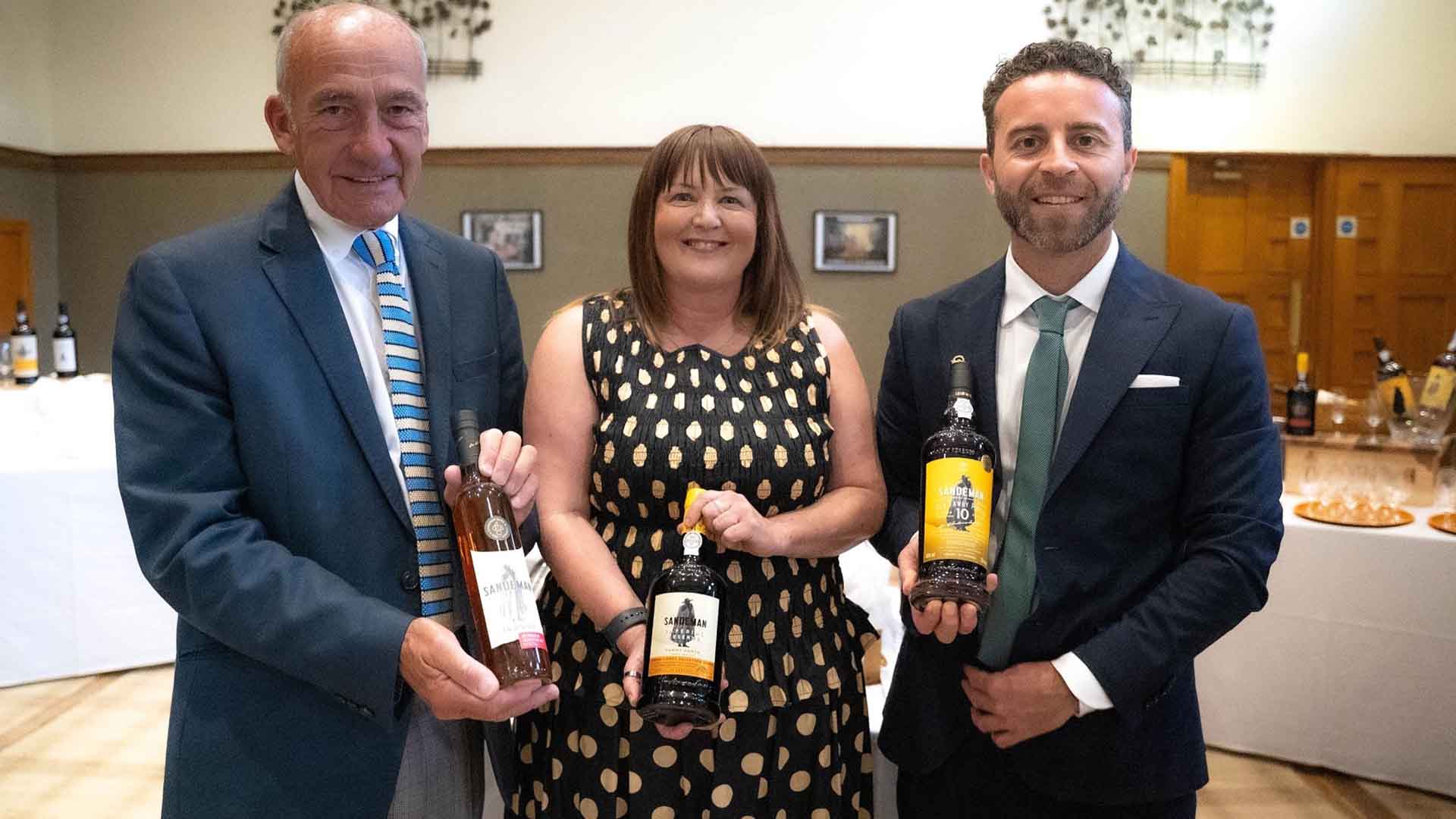 Douglas Dale with Emma Underwood and Rui Santil