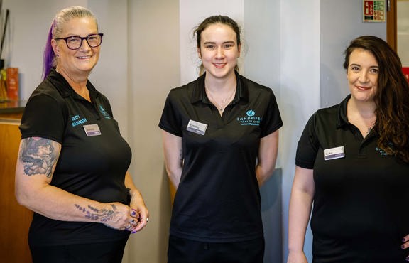 The team at the Sandpiper Health Club