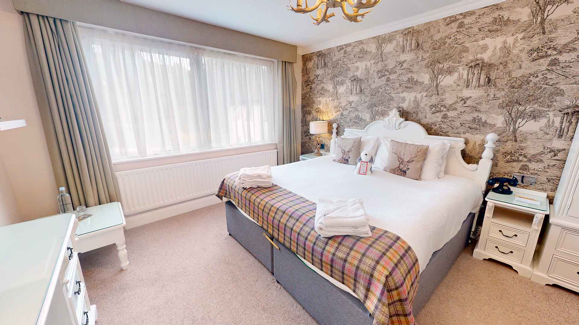 A Squirrel's Drey style hotel room at the Wild Boar Estate - Room 36