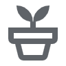 Icon of a plant pot