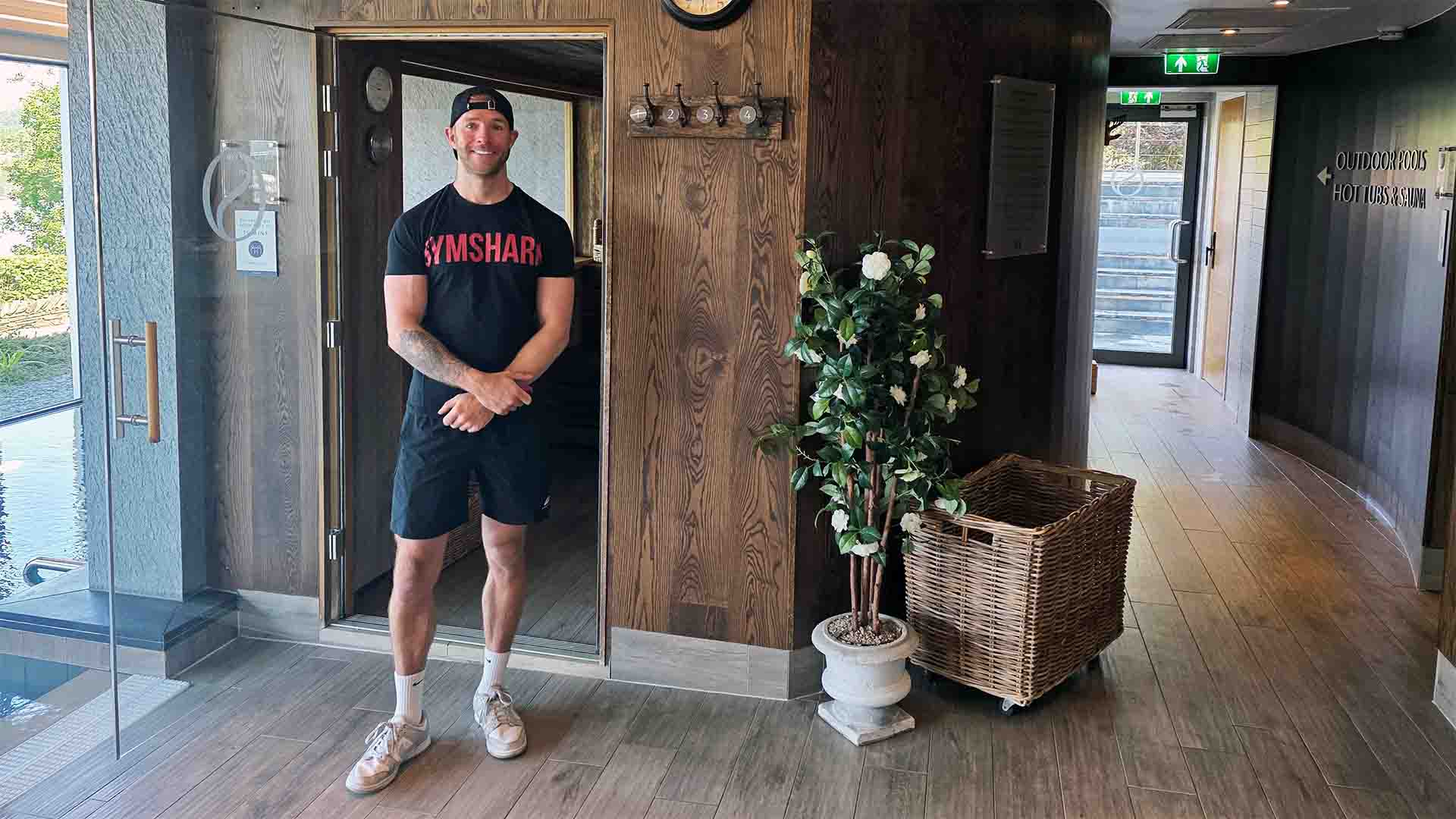 Ben at the spa