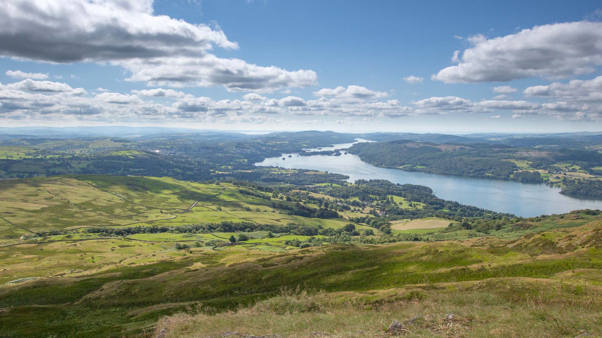 Windermere from the summit of Wansfell Pike