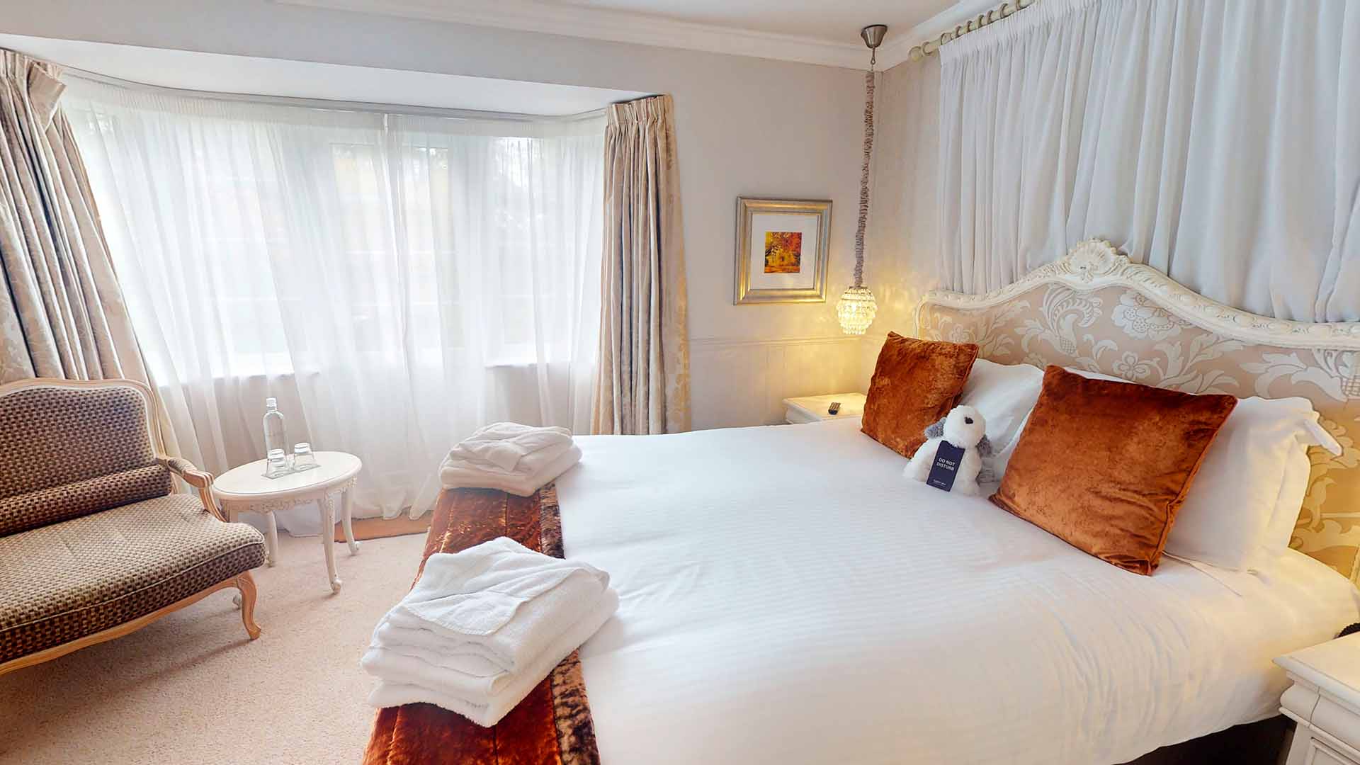 A Fox's Den style hotel room at the Wild Boar Estate Room 23