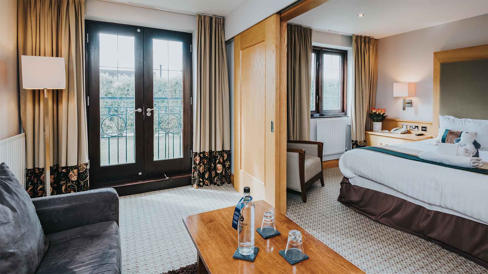 A luxury studio suite hotel room at Lancaster House Hotel