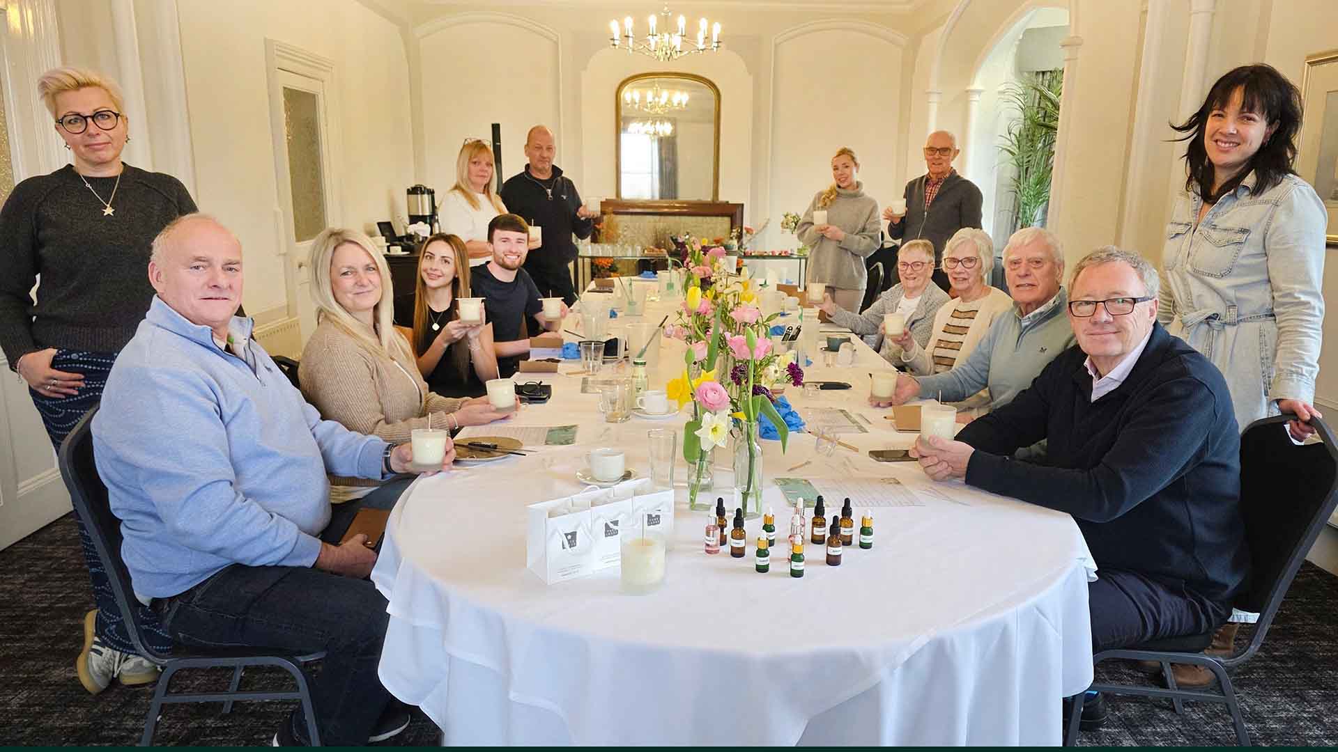 The scented candle workshop
