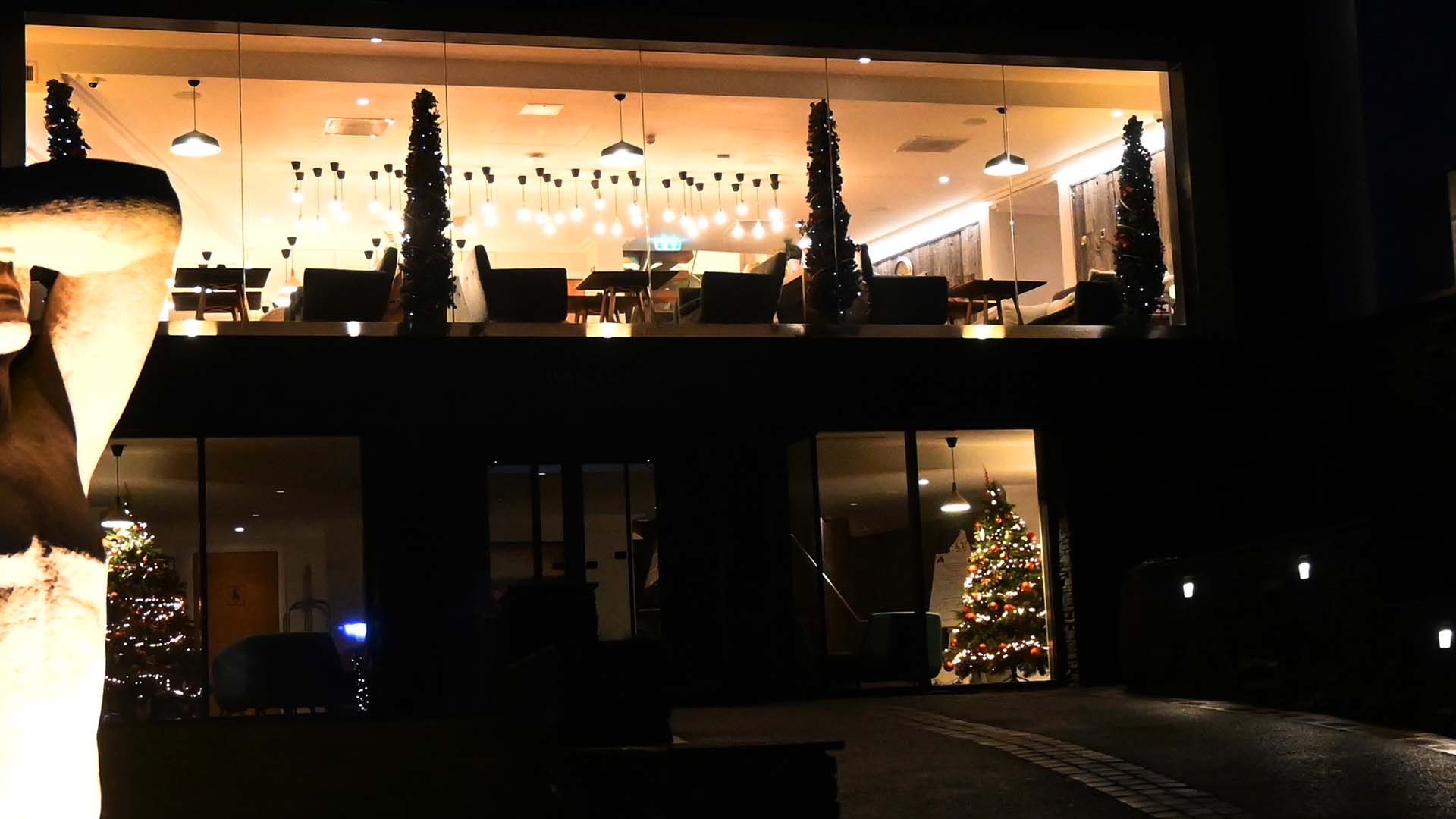 Winander Club Christmas lights