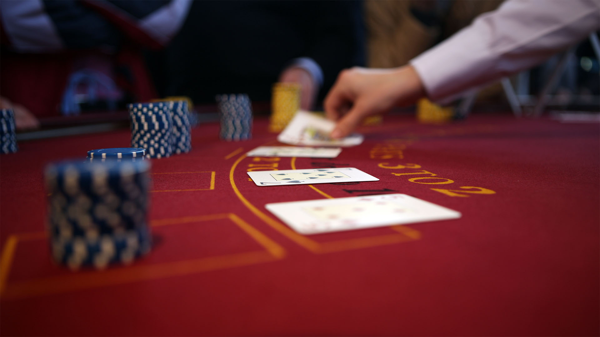 Black Jack board and cards