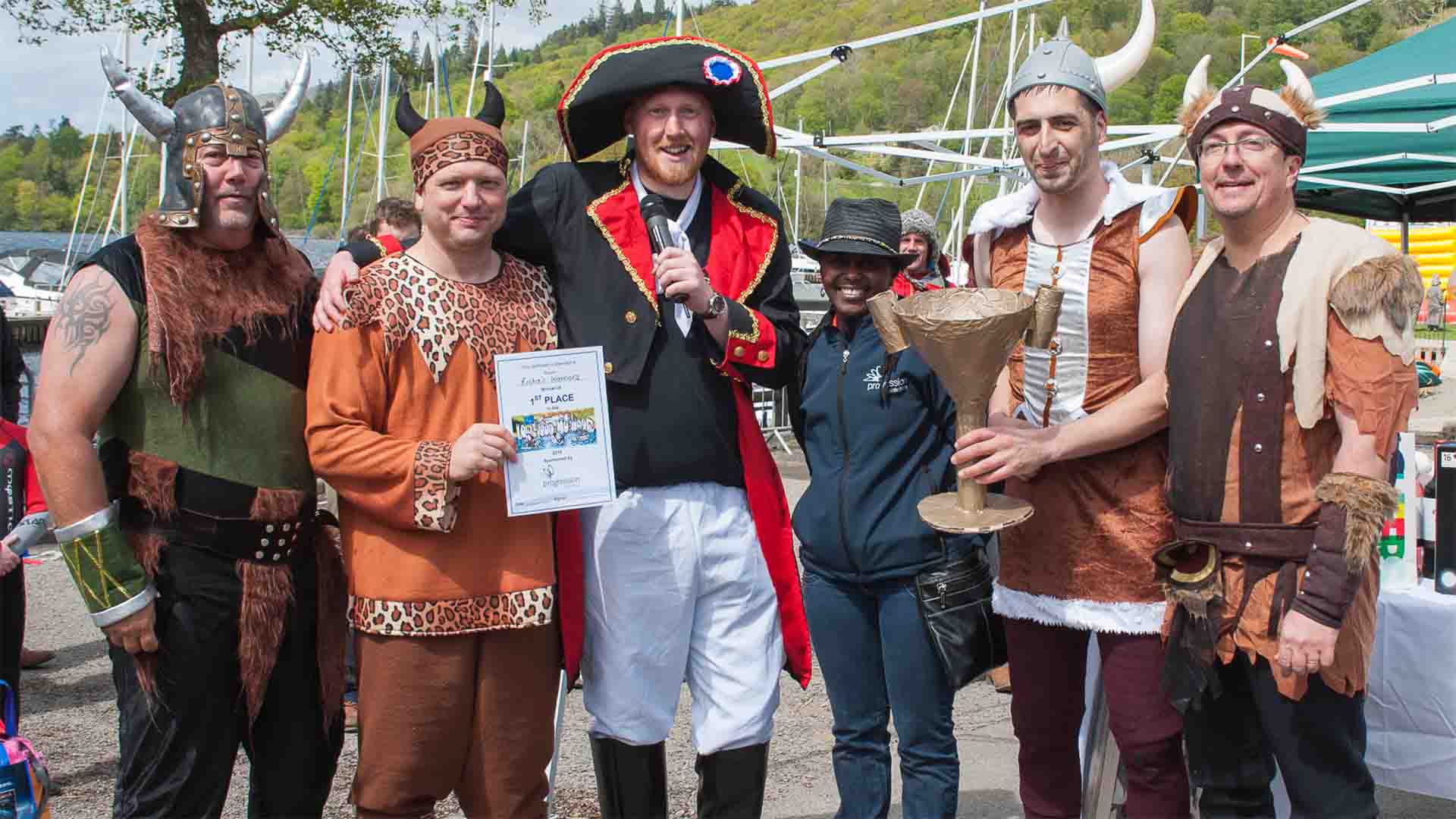 Ben Berry at the Card Board Boat Race