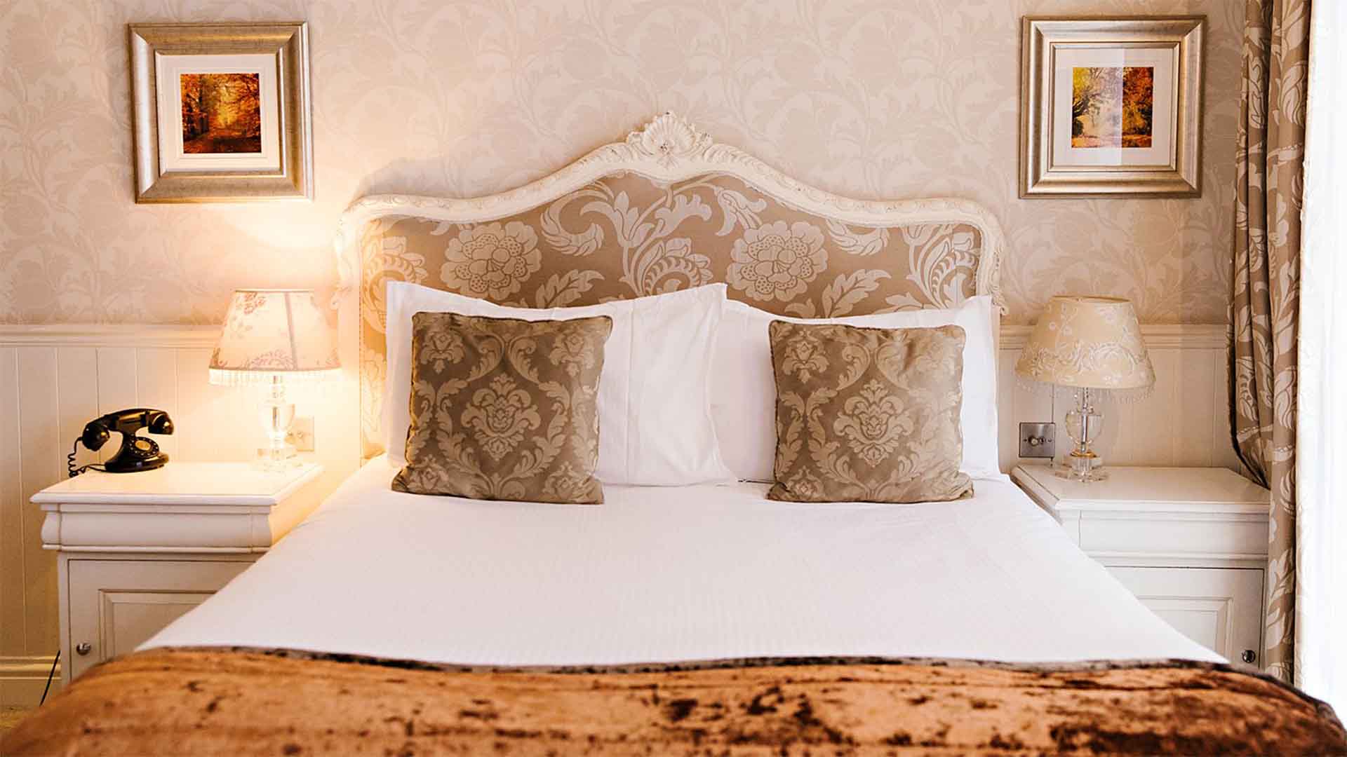 A Fox's Den style hotel room at the Wild Boar Estate Room 14